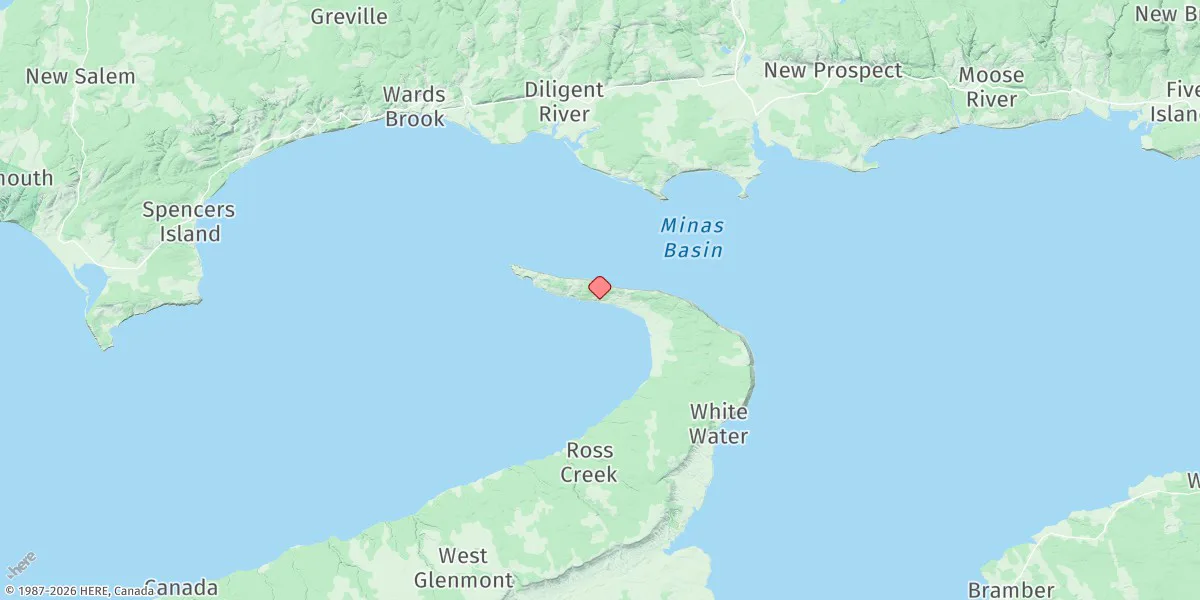 Map preview for Scots Bay
