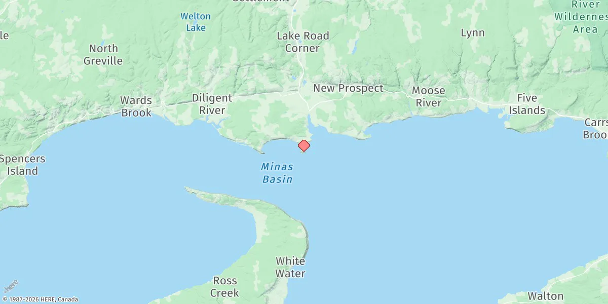 Map preview for Parrsboro