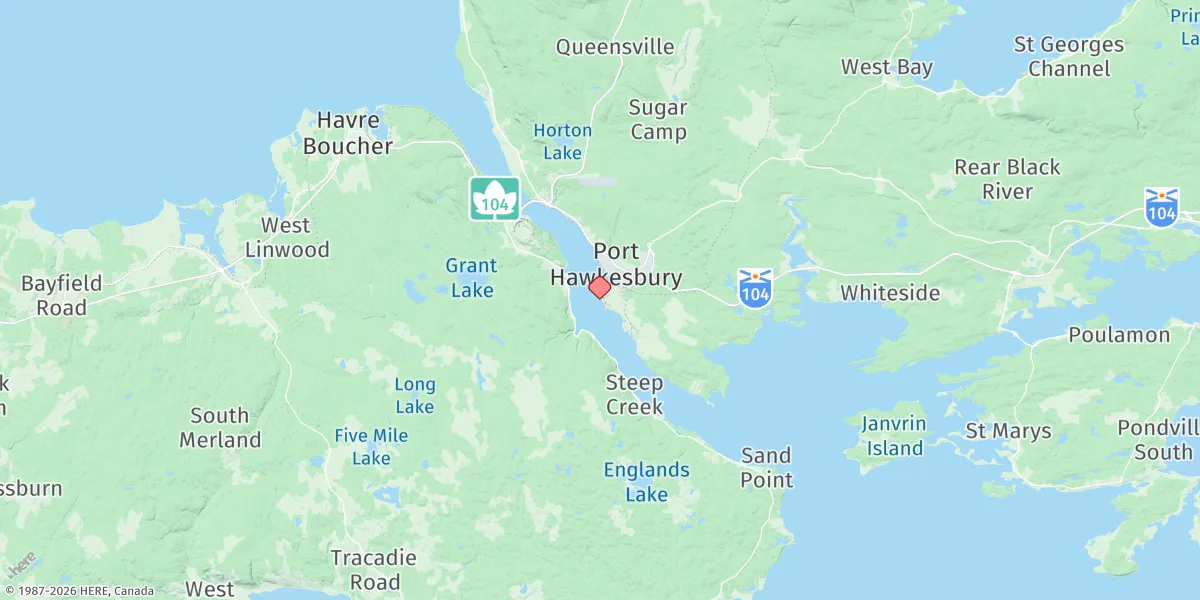 Map preview for Point Tupper