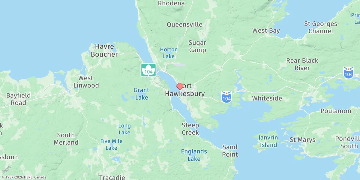 Map preview for Port Hawkesbury