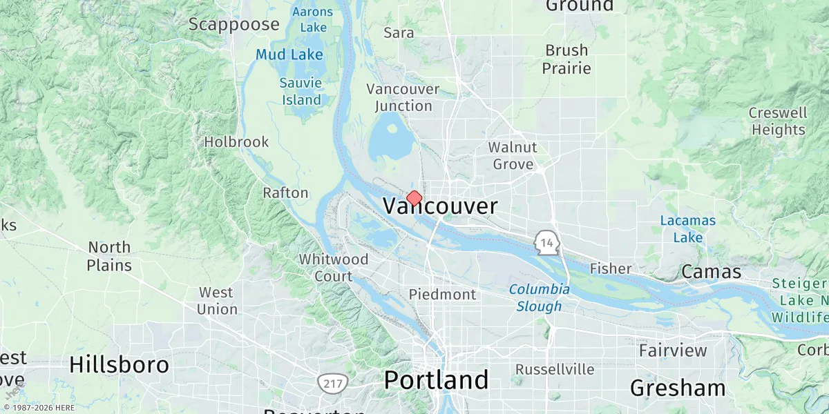 Map preview for Vancouver