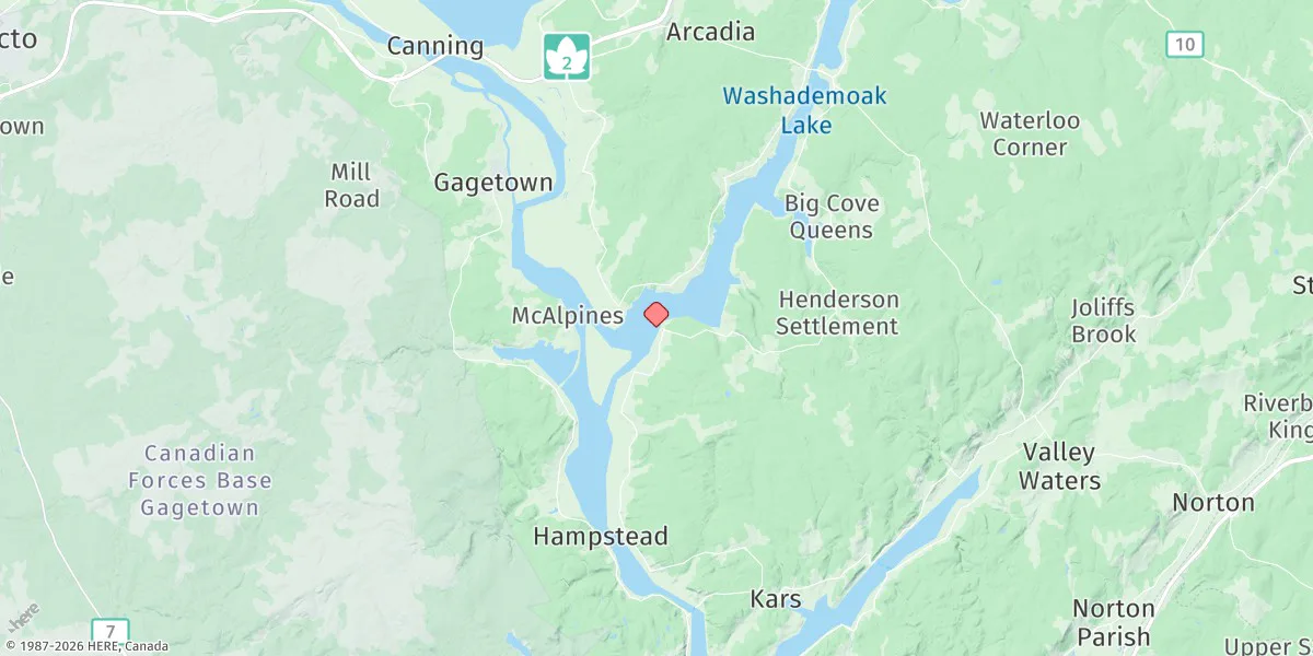 Map preview for Macdonald Point