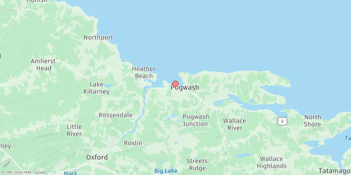 Map preview for Pugwash