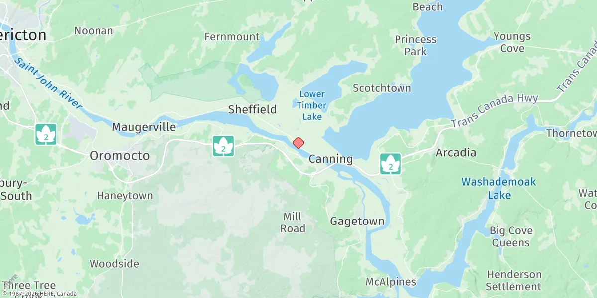 Map preview for Upper Gagetown