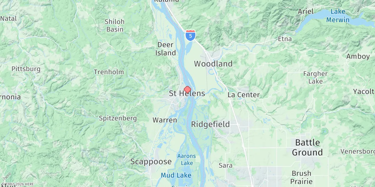 Map preview for Saint Helens