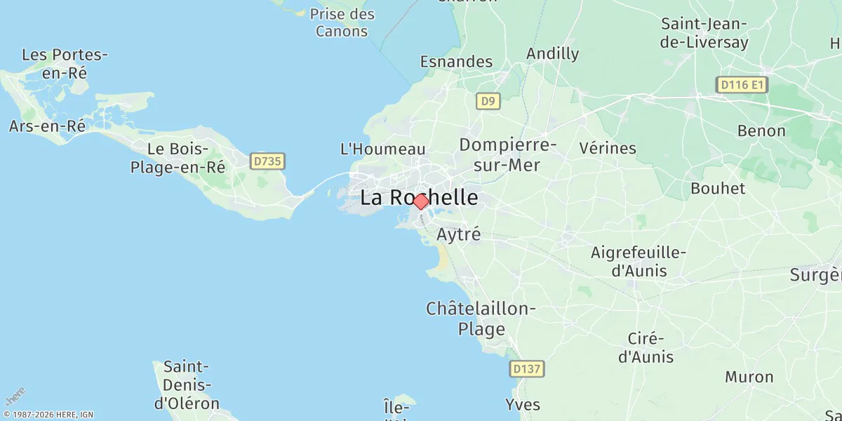 Map preview for La Rochelle