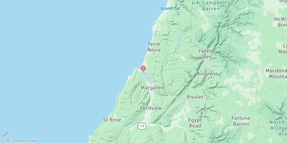 Map preview for Margaree Harbour