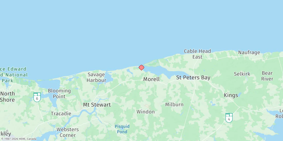 Map preview for St Peters Bay