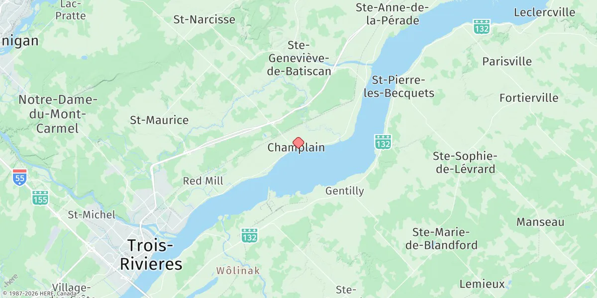 Map preview for Champlain