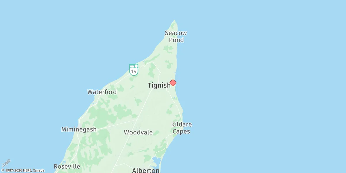 Map preview for Tignish