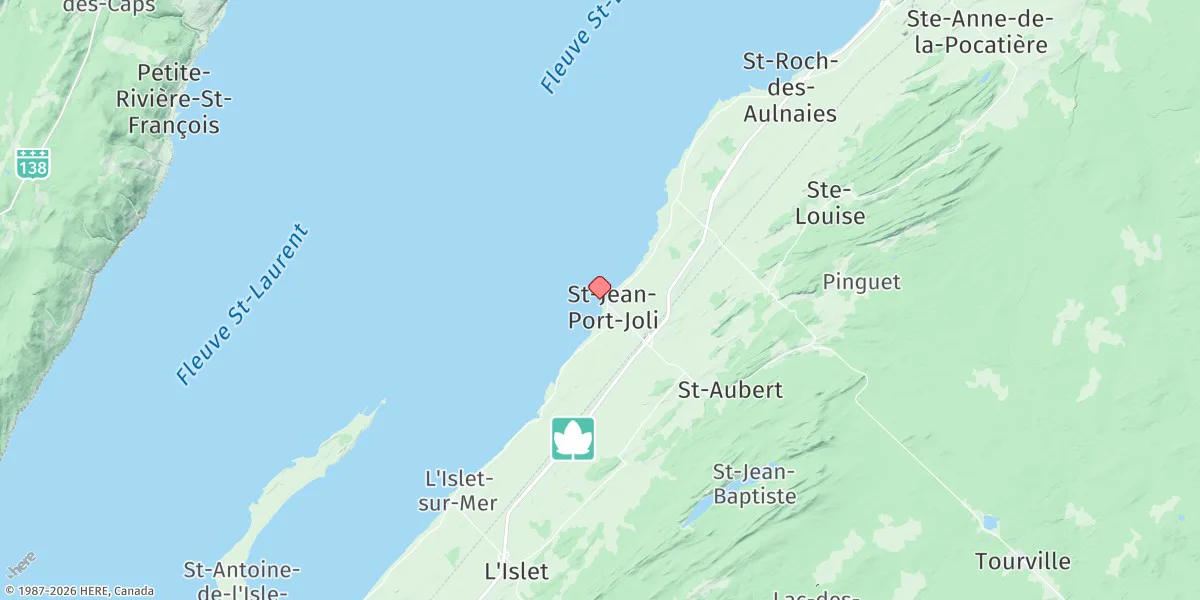 Map preview for Saint-Jean-Port-Joli