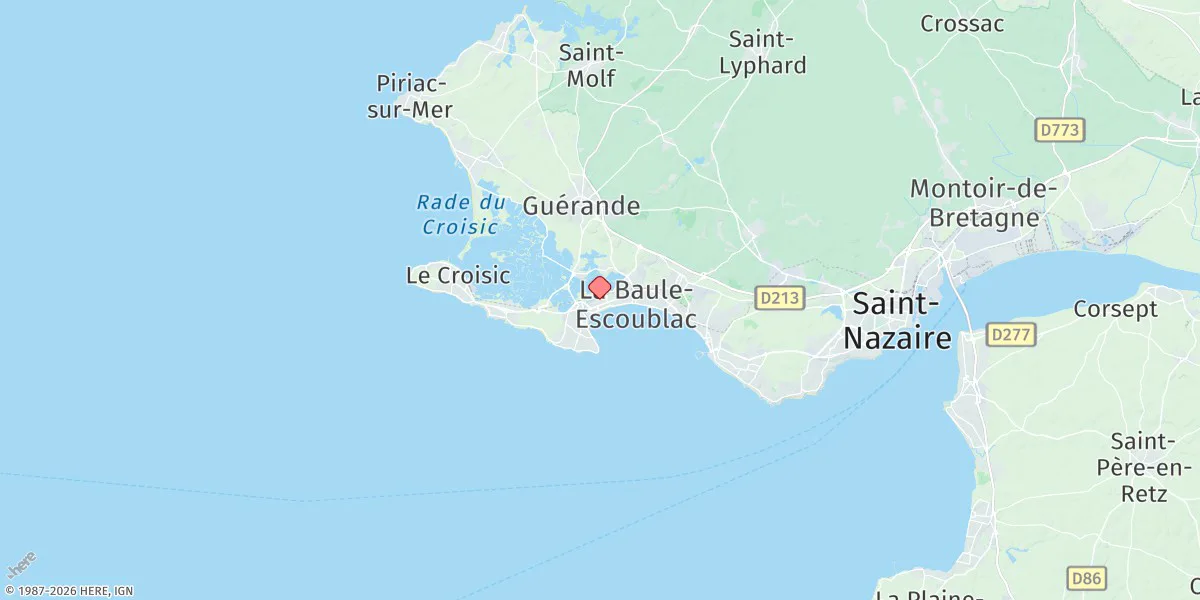 Map preview for Le Pouliguen