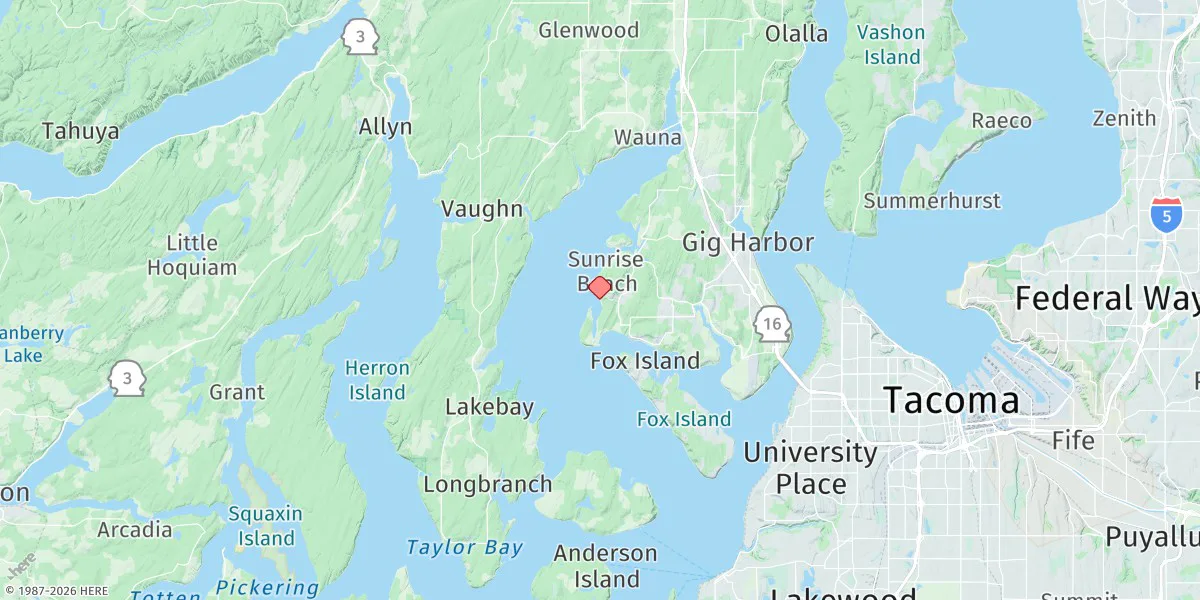 Map preview for Horsehead Bay, Carr Inlet