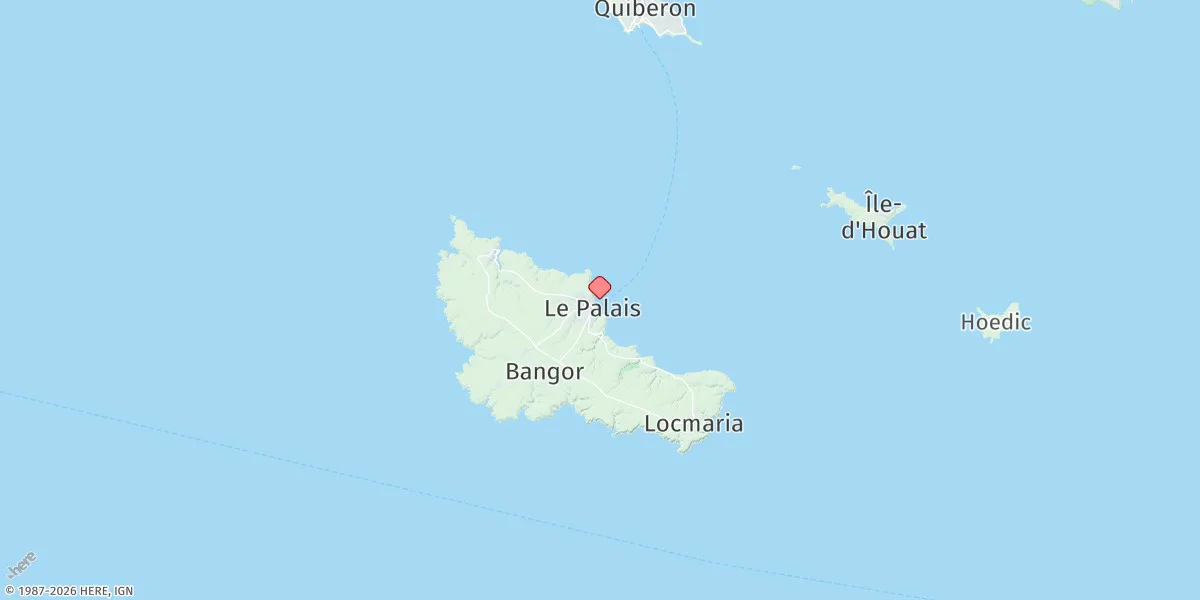 Map preview for Le Palais