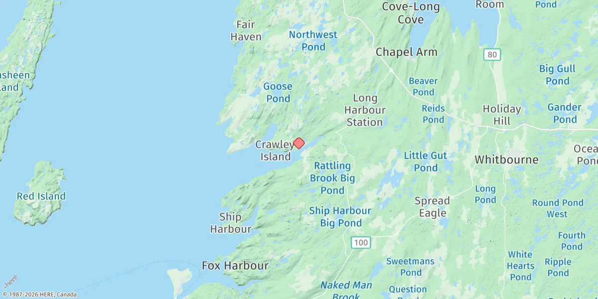 Map preview for Long Harbour