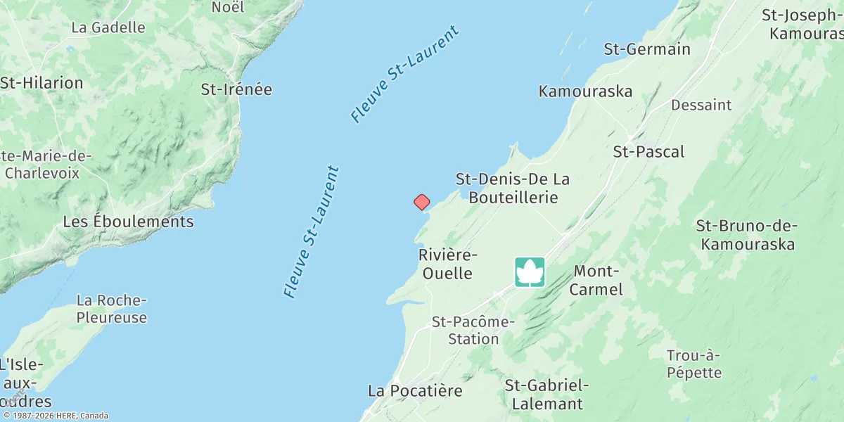 Map preview for Pointe-aux-Orignaux