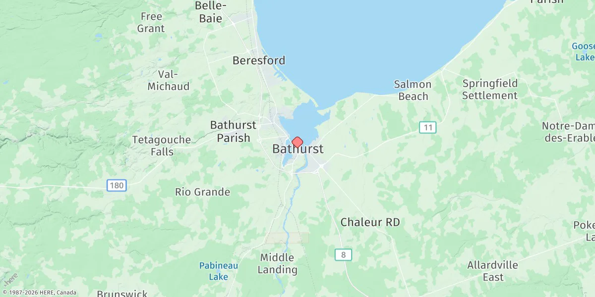 Map preview for Bathurst Harbour