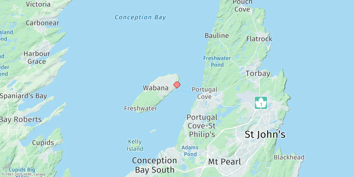 Map preview for Bell Island