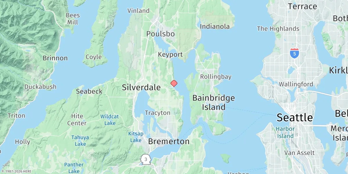 Map preview for Brownsville, Port Orchard