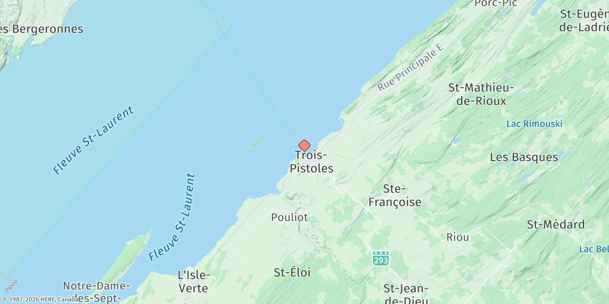 Map preview for Trois-pistoles