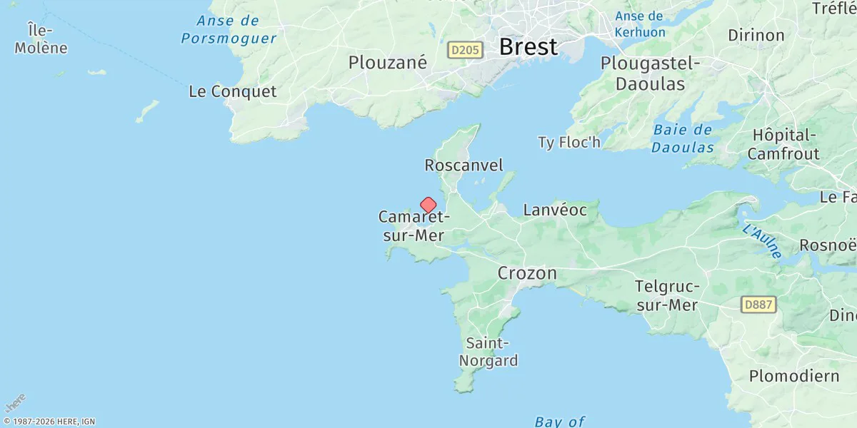 Map preview for Camaret