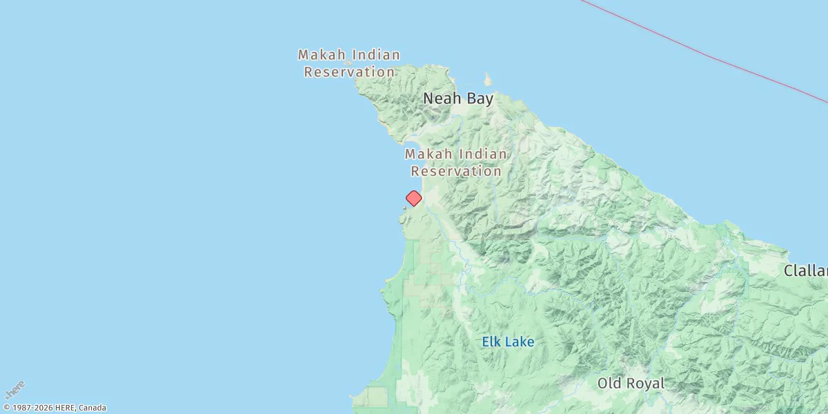 Map preview for Makah Bay