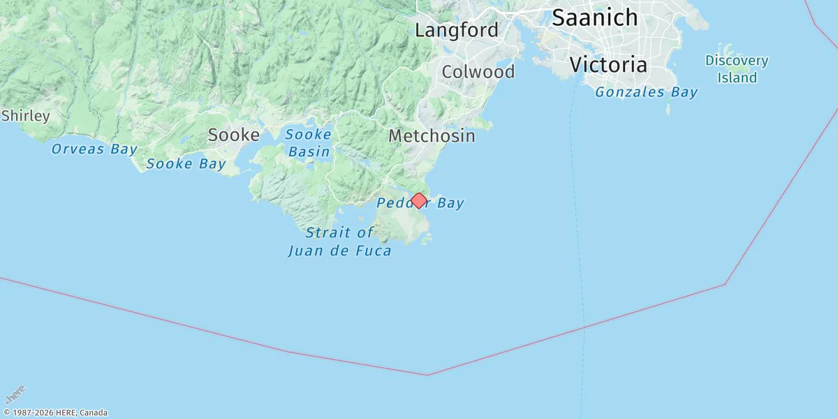 Map preview for Pedder Bay