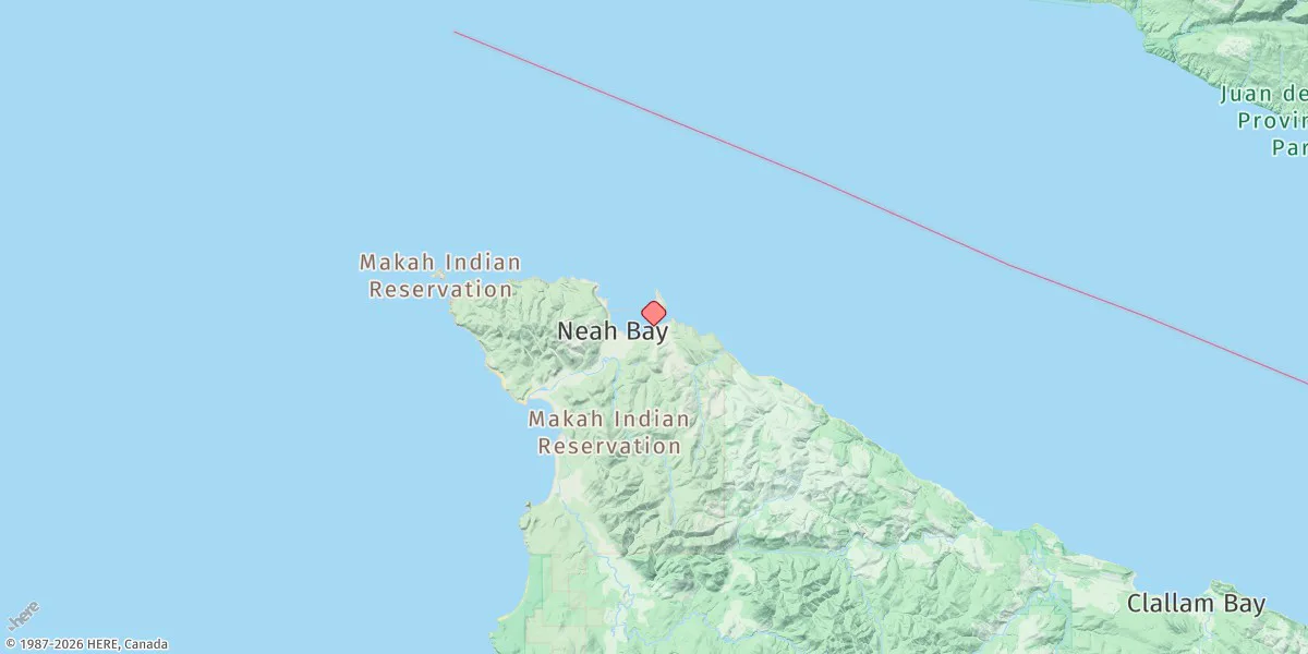 Map preview for Neah Bay