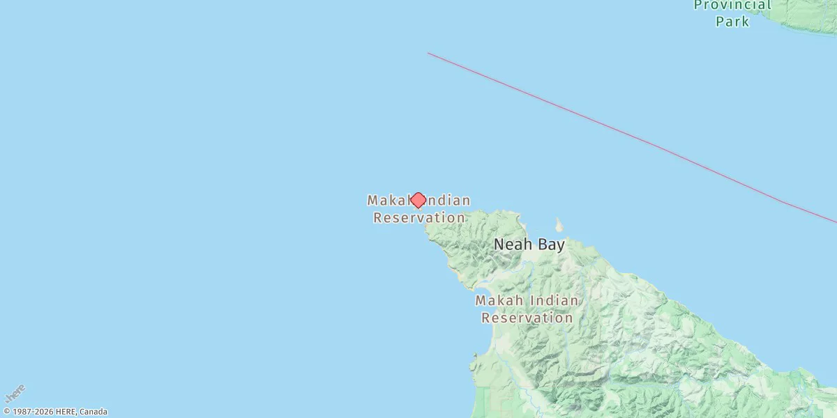 Map preview for Tatoosh Island, Cape Flattery