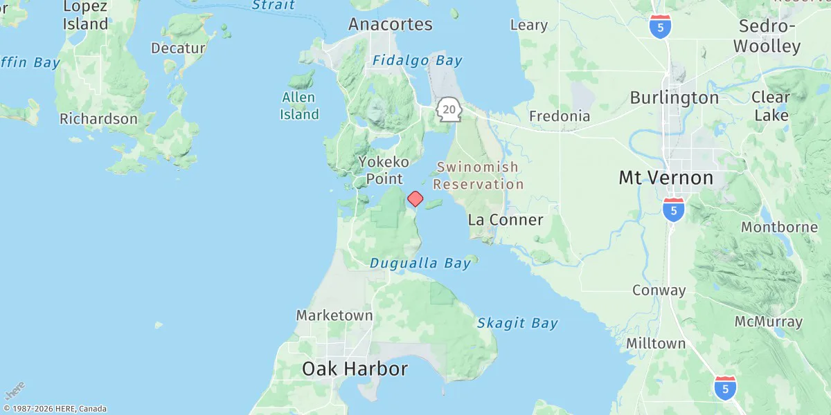Map preview for Ala Spit, Whidbey Island