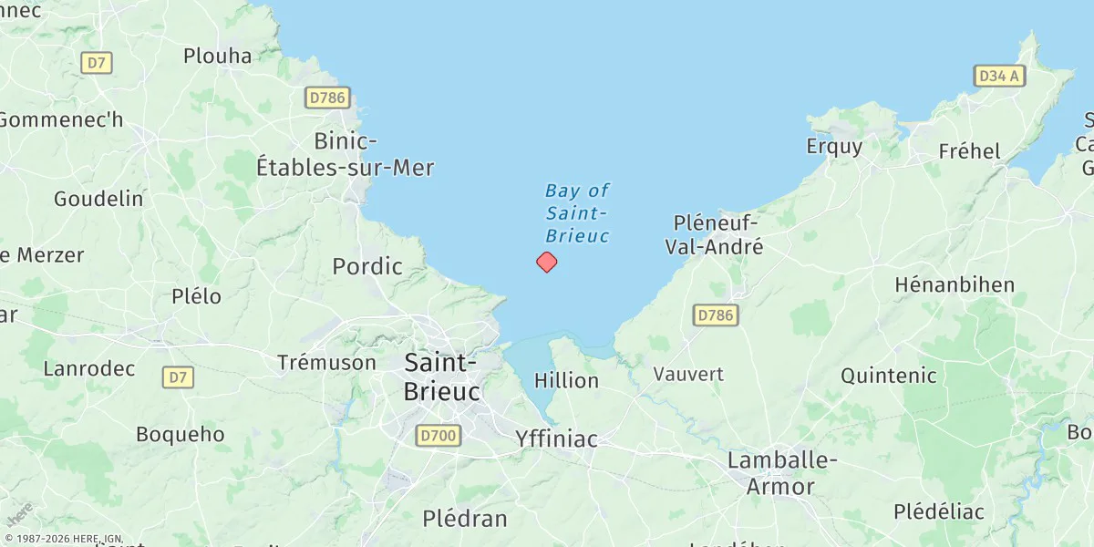 Map preview for Le Legue (Buoy)