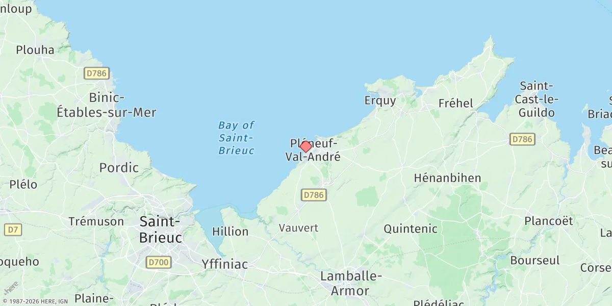 Map preview for Dahouet