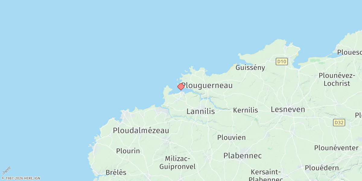 Map preview for L'Aber-wrac'H