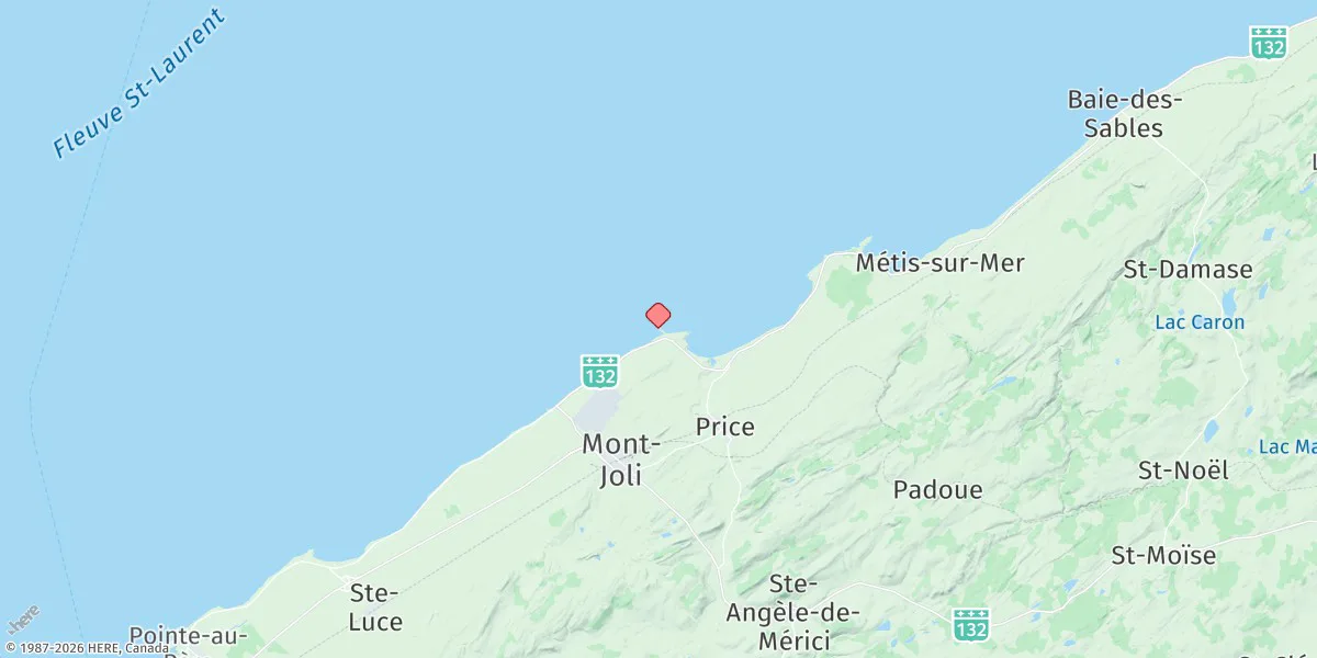Map preview for Pointe aux Cenelles