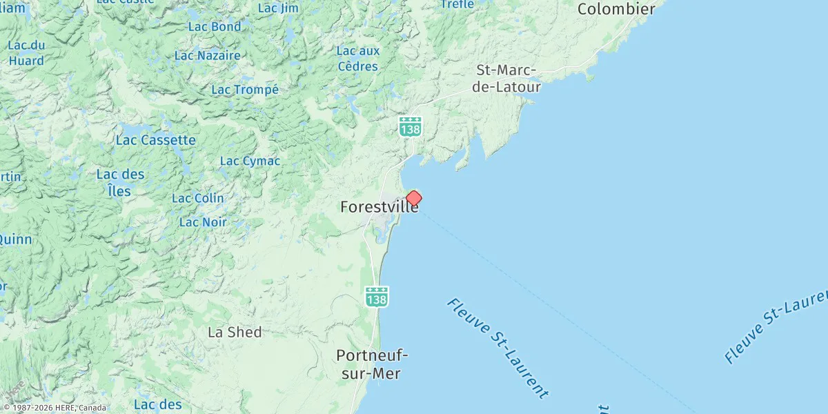 Map preview for Forestville