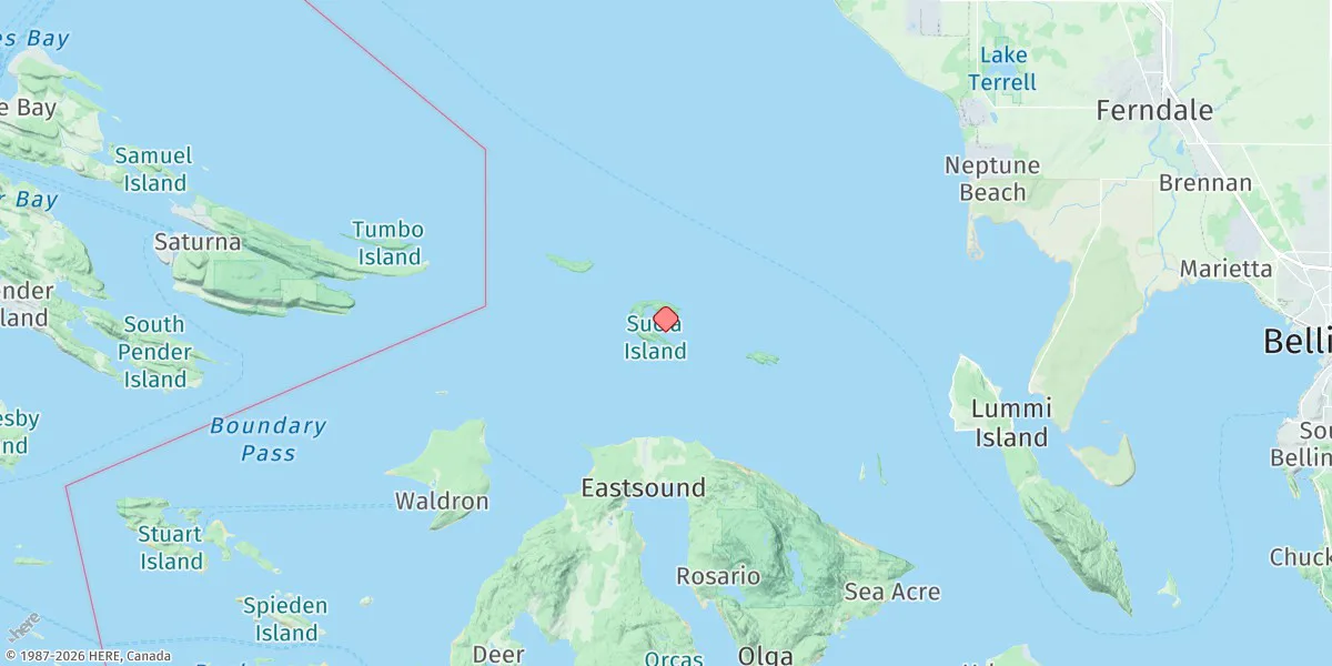 Map preview for Echo Bay, Sucia Islands