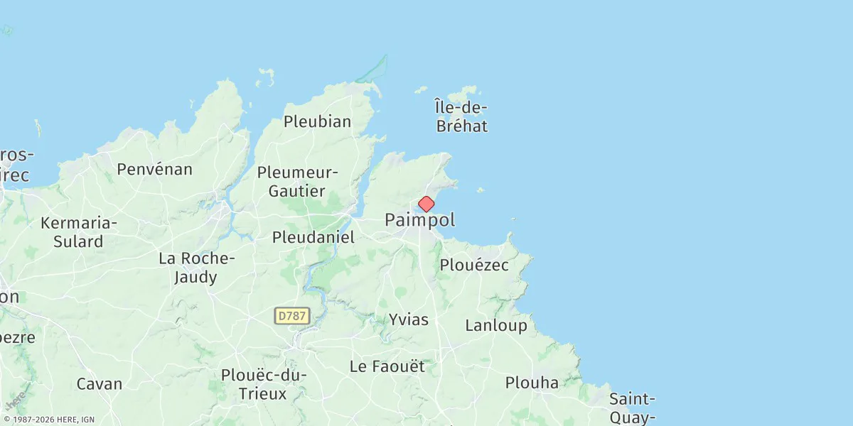 Map preview for Paimpol