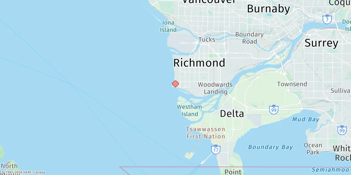 Map preview for Steveston
