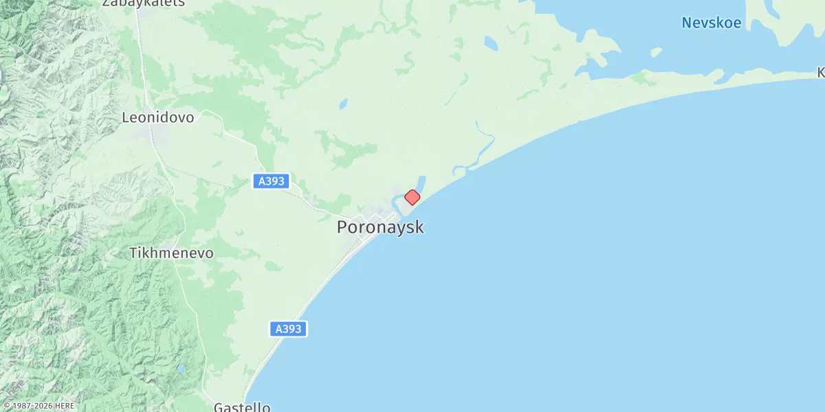 Map preview for Poronaysk