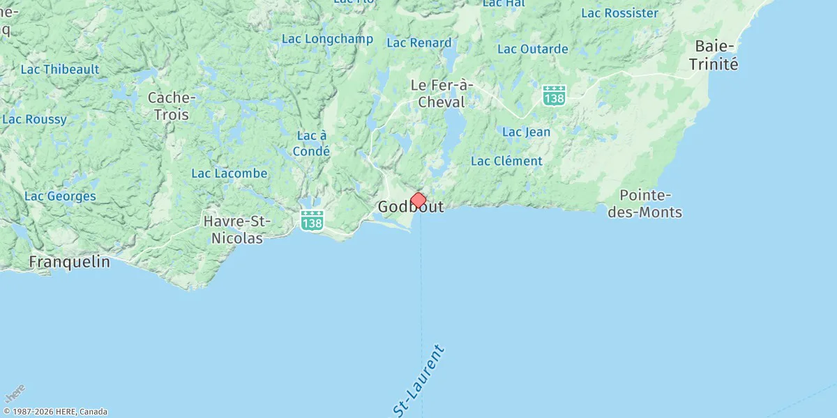 Map preview for Godbout