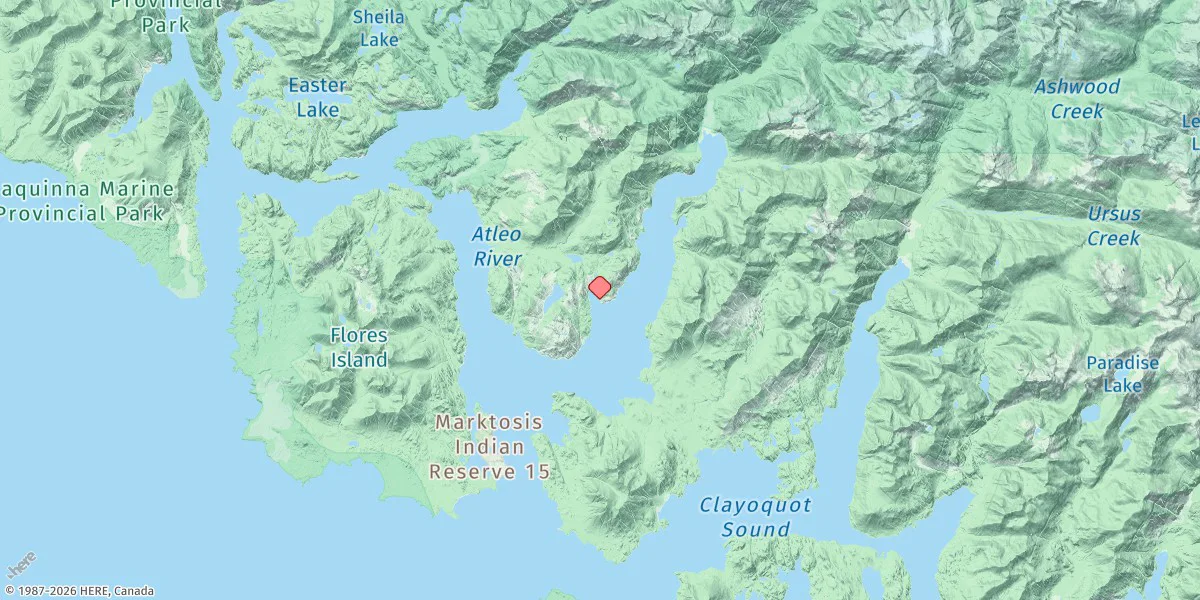 Map preview for Herbert Inlet