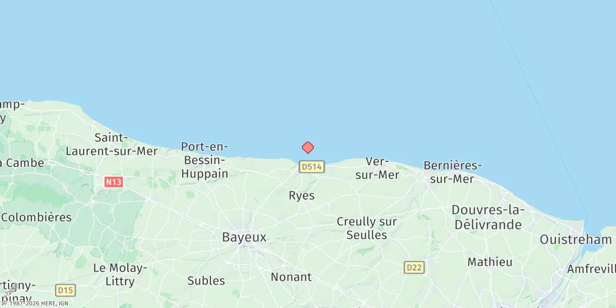 Map preview for Arromanches