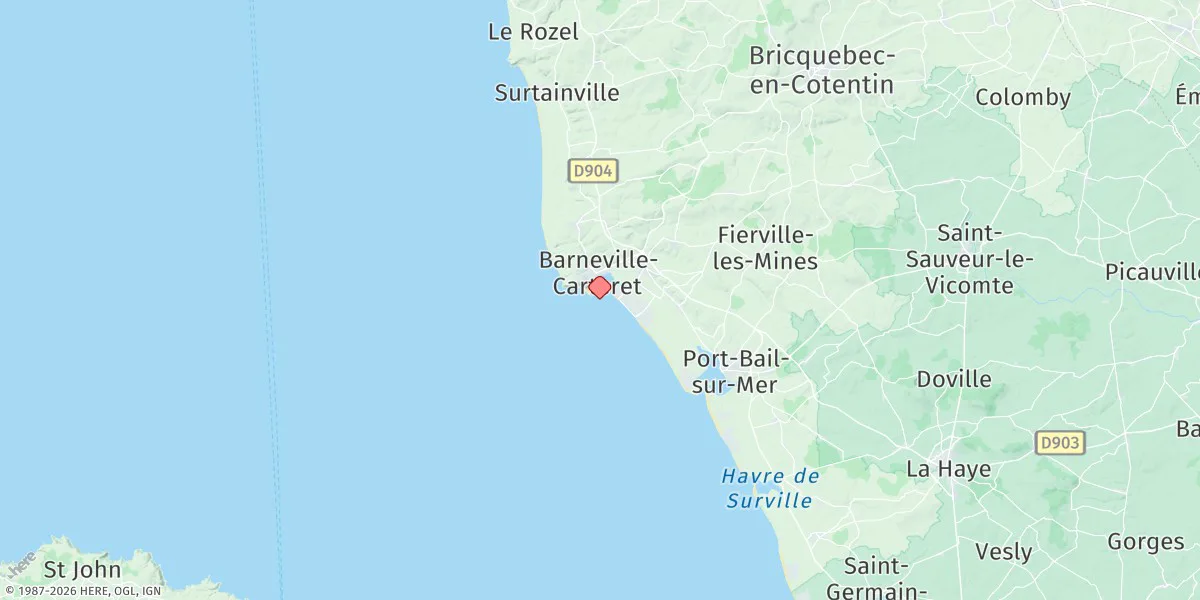 Map preview for Carteret