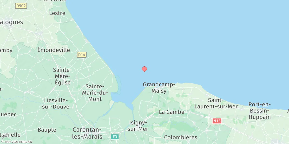 Map preview for Rade De La Capelle