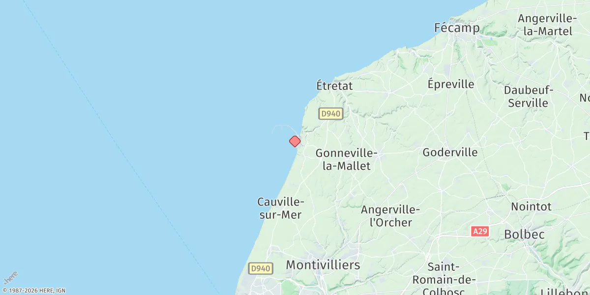 Map preview for Antifer (Le Havre)