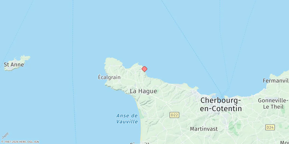 Map preview for Omonville-la-Rogue