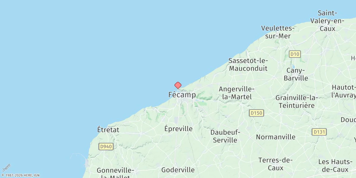 Map preview for Fécamp