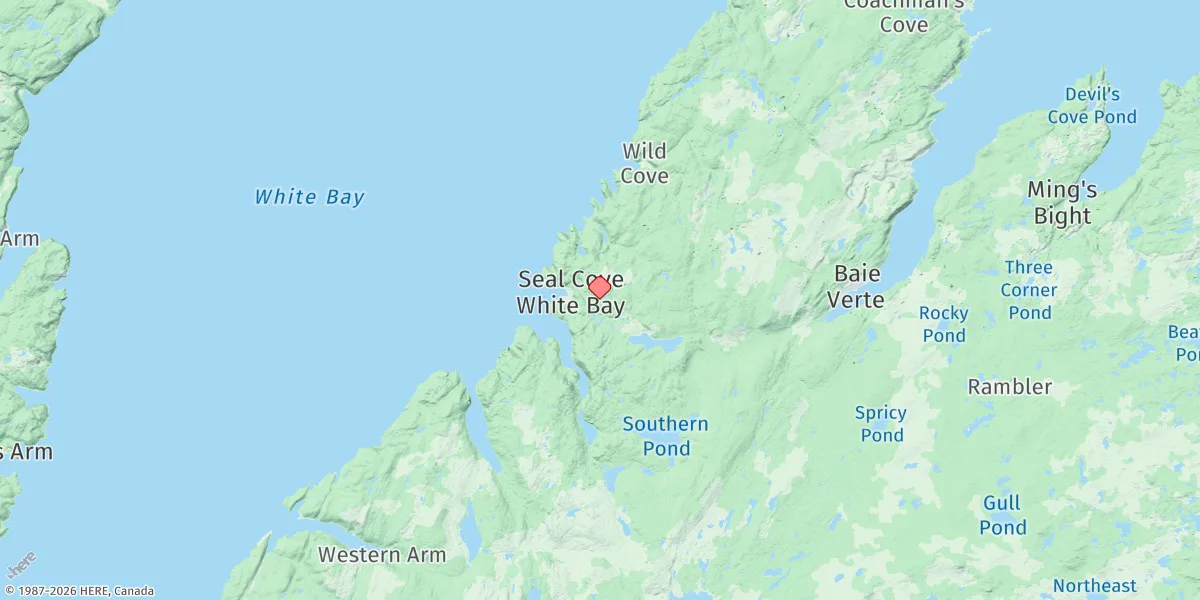 Map preview for Seal Cove