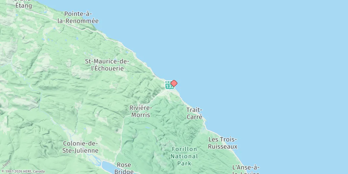 Map preview for Riviere-au-renard