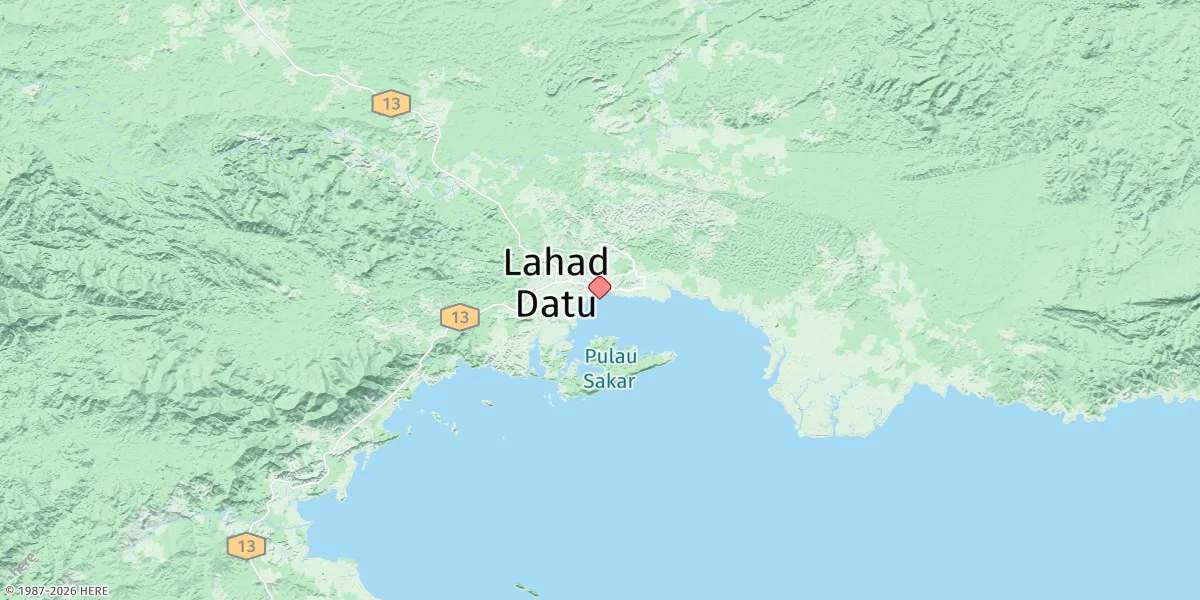 Map preview for Lahad Datu